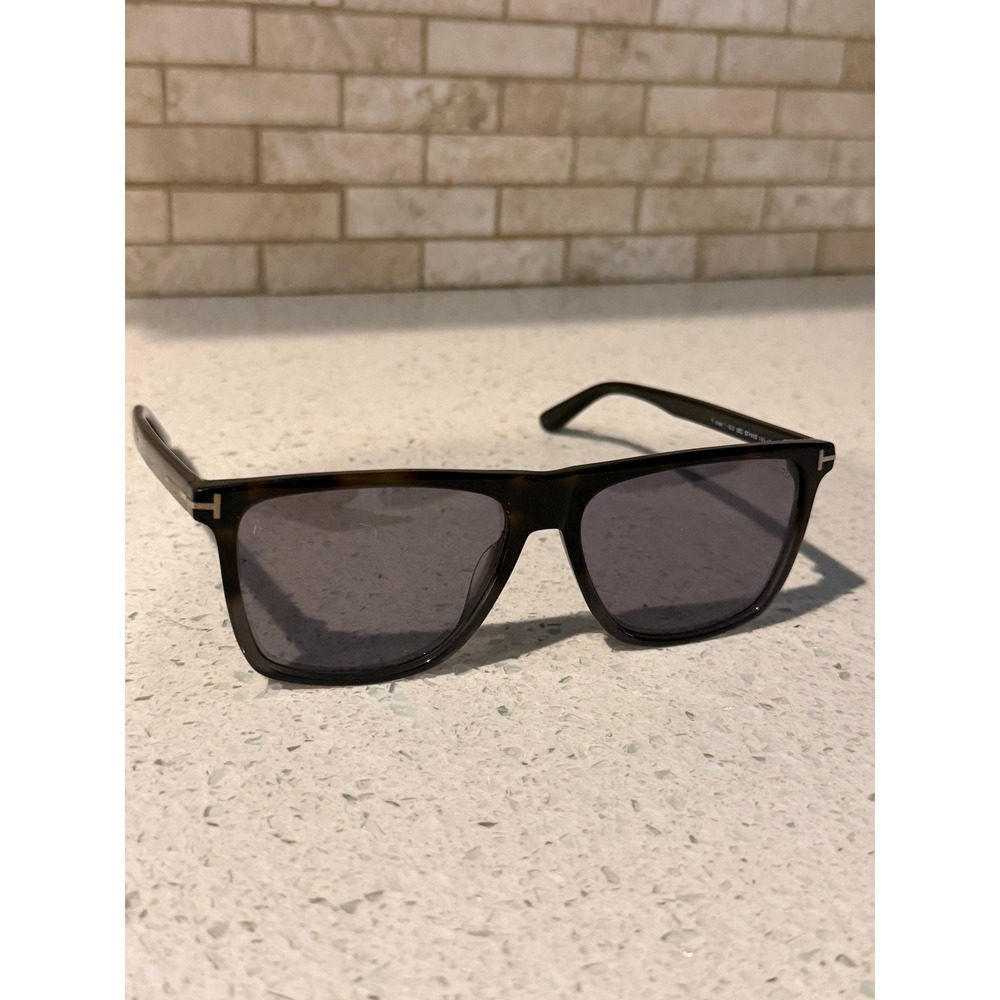 Tom Ford Fletcher Sunglasses Tortoiseshell Square Men's Vintage Italy Luxury
